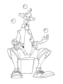 sitn juggle clown character